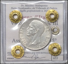 Regno d'italia 5 Lire 1937 SPL