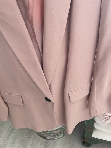 Blazer oversize zara rosa - blazer,