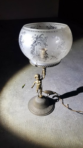 Lampada abatjour liberty vetro - lampada,