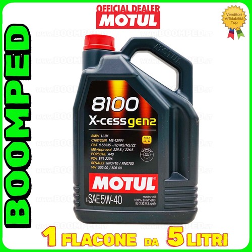 Litri olio motore motul 5w40 - litri,