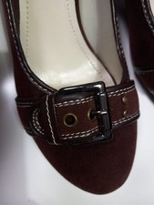 Scarpe donna, Decolletè marrone caldo, in suede, numero 38