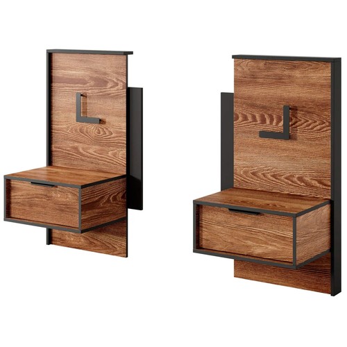 Set comodini con led - set,