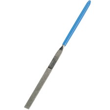 Lima Piatta Diamantata da 180 X 10 mm Fervi L012/PIA per limare Acciaio e Widia
