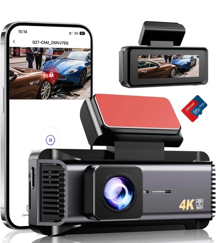Jectse dash cam - 4k, anteriore