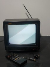 Vintage 10" Audiovox AVT-950 R TV portatile a colori 12v con telecomando, funzionante