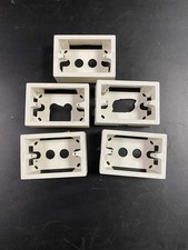 5 scatole da parete 503 Gewiss 3 moduli 12,4x8,5 cm bianco usate