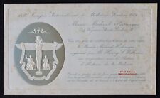 Ex biglietto d'invito 1913