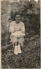 B2 - Foto Photo Fotografia Anni 30 - Donna vestito cerimonia