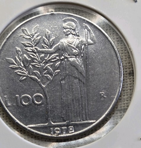 Unc 1978 italy 100 - unc,