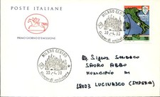 B con annullo calcio Napoli Milano Centro 1990 (7