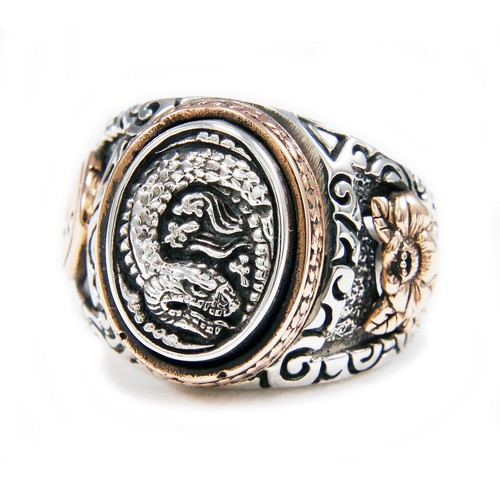 Anello rockabilly motociclista - anello,
