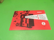 Depliant brochure originale Eumig MARK S 712  e S 712D in inglese come da  foto