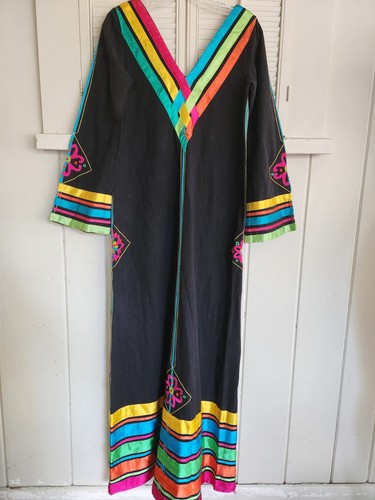 Abito messicano boho nastro