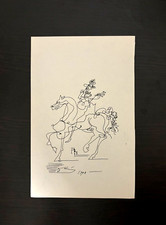 Salvador Dali Signed Line