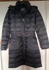 Piumino nero donna Benetton cappuccio Giacca Promo Halloween Inverno Natale 2025