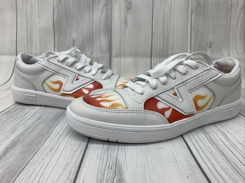 Vans lowland white flame - white,