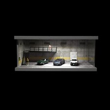 Diorama 1/64 auto garage