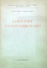 FOLGORE DA SAN GIMIGNANO