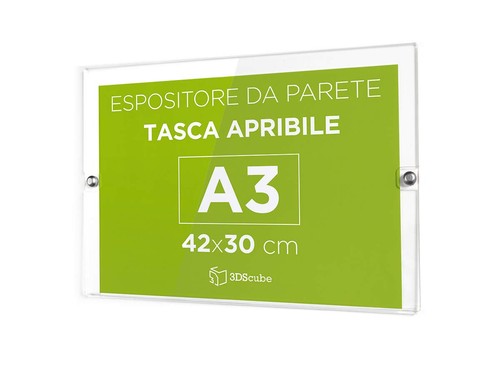 Espositore plexiglass da - espositore, in
