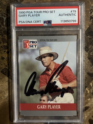 Signed auto gary player 1990 - gary,