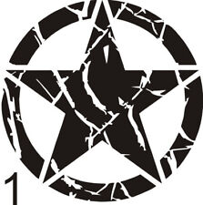 COPPIA ADESIVI STELLA MILITARE