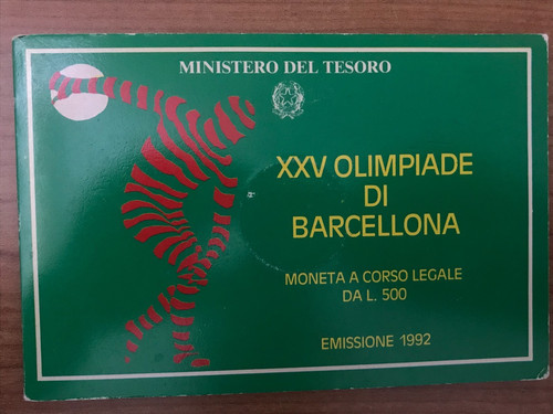 Italia argento 500 lire 1992 - italia,