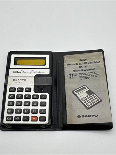 Sanyo 1211 calcolatrice - sanyo, cx-1211