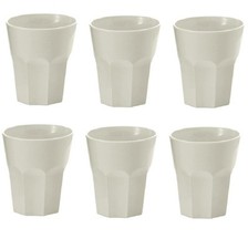 Set di 6 Bicchieri in plastica