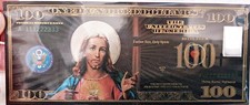 Gesù lamina oro 100 - d'oro, ($100