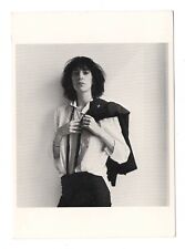 PATTI SMITH FOTOCARD FOTO CARTOLINA NON VIAGGIATA ANNI '80 ORIGINALE/ORIGINAL