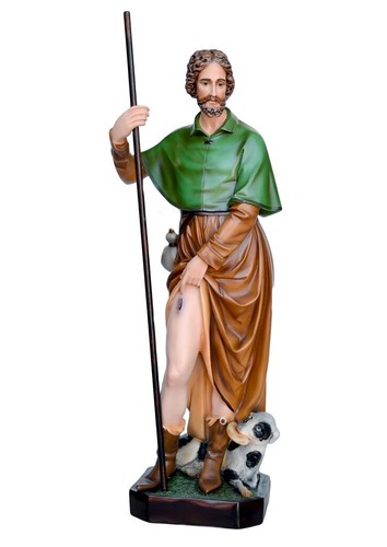 Statua san rocco - san, in
