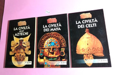 LOTTO 3 LIBRI "ANTICHE CIVILTA'"(AZTECHI, MAYA E CELTI)-S. DI FRAIA EDITORE 2000