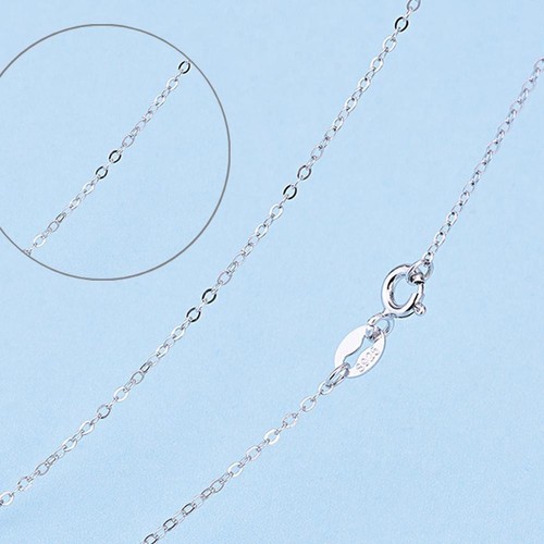 1pz collana catena argento - collana,