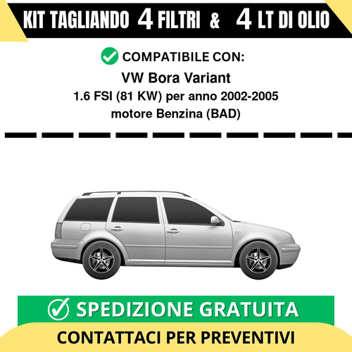 Tagliando per bora variant - tagliando, vw