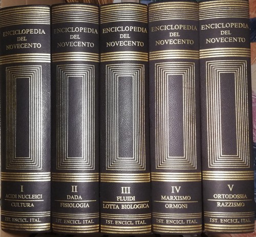 Enciclopedia del novecento - enciclopedia,