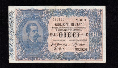 Biglietto stato dieci 10 - stato,