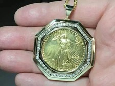 Ciondolo Lady Liberty Coin 3Ct