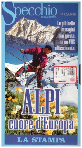 Vhs alpi cuore europa - alpi, d'europa"