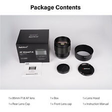 AstrHori 85mm F1.8 AF Full Frame Lens fr Sony E Mount Cameras A7RIII A7III A7M3s