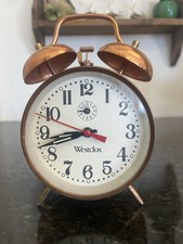 Vintage Silver Tone Westclox