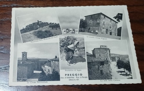 1952 cartolina preggio - 1952,