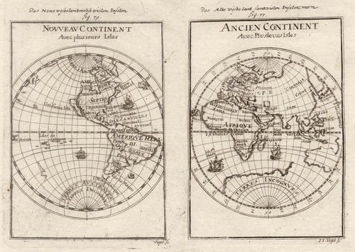 Cartina del mondo hemisphären - cartina,