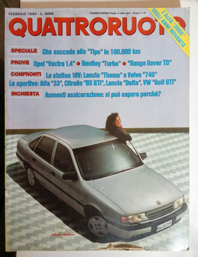 Rivista quattroruote opel - rivista,