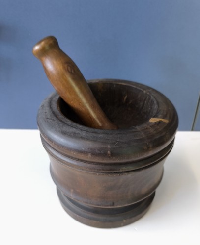 Mortaio pestello legno - mortaio,