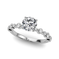 14k white gold engagement - 14k, ring