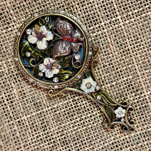 Specchio vintage ornato