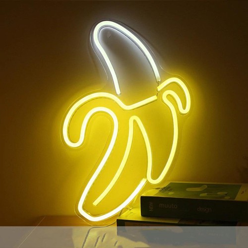Insegna led neon luce banana - neon,
