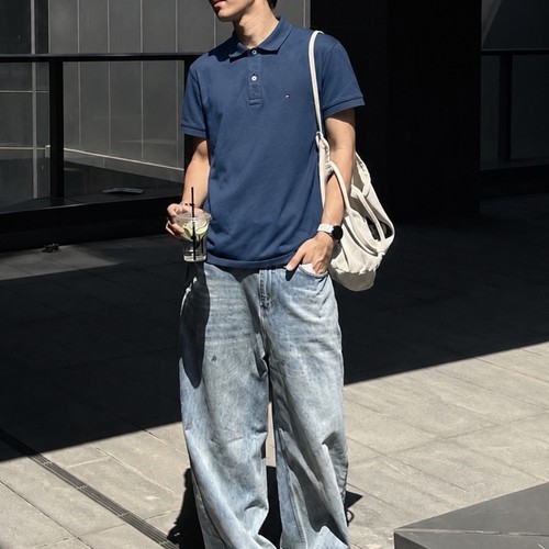 Polo tommy hilfiger customfit - tommy,