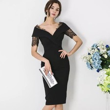 Vestito tubino elegante nero - elegante,
