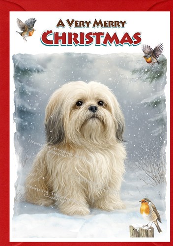 Biglietto natale per cani - natale,